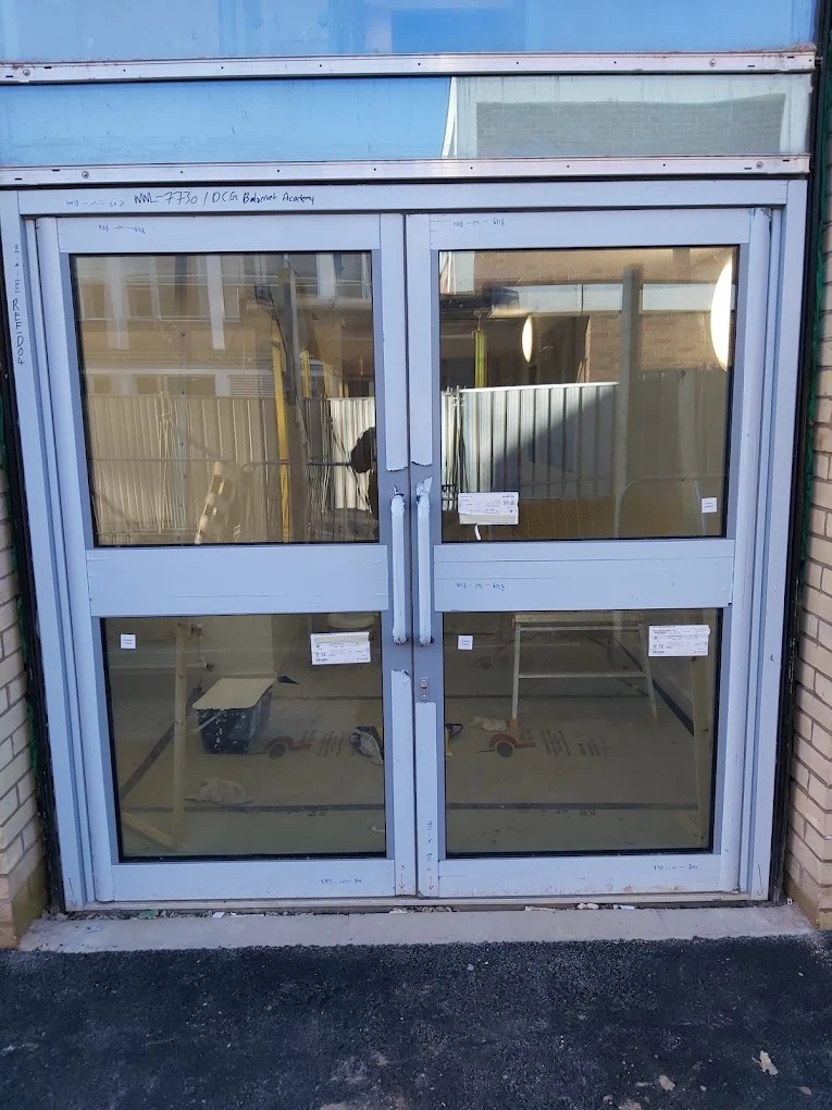 Commercial glazing photograph, stage unconfirmed