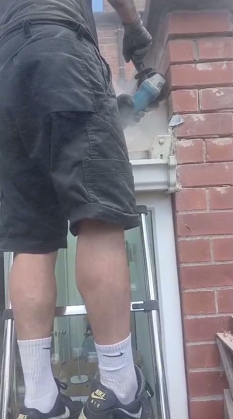 Roofline masonry work
