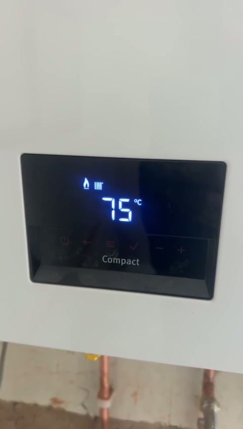 Heating installation during renovation