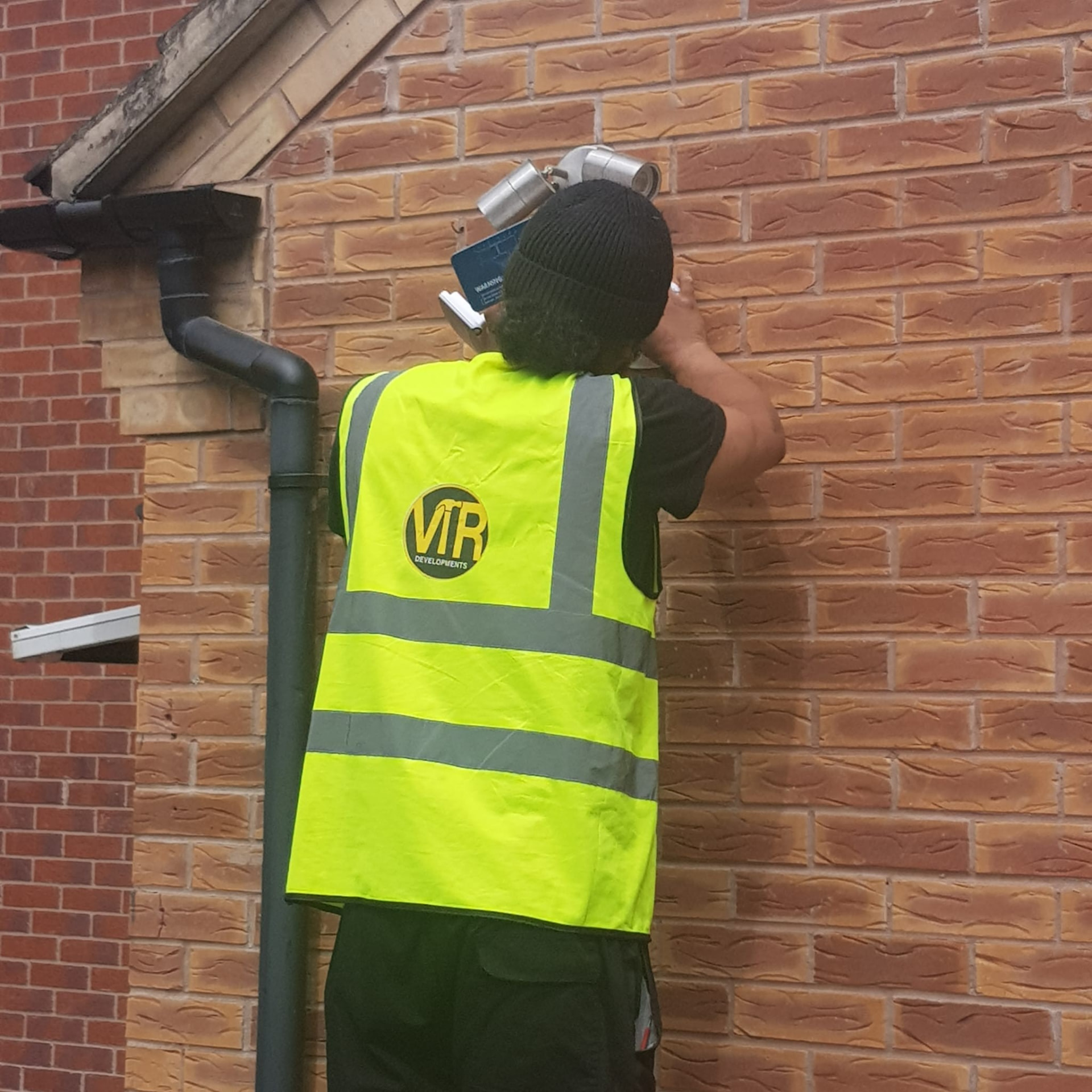 Security installations photograph, during stage