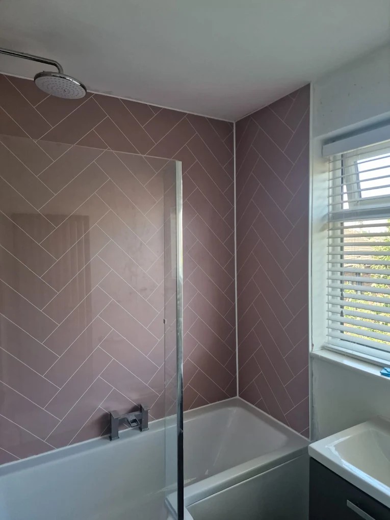 Bathroom renovations photograph, after stage