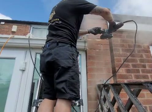 Roofline masonry repairs