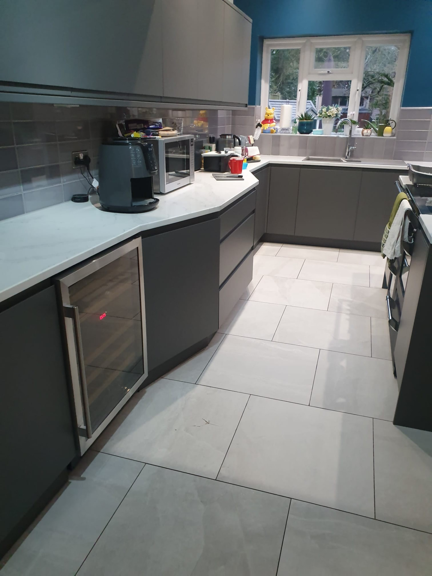 Kitchen renovations photograph, after stage