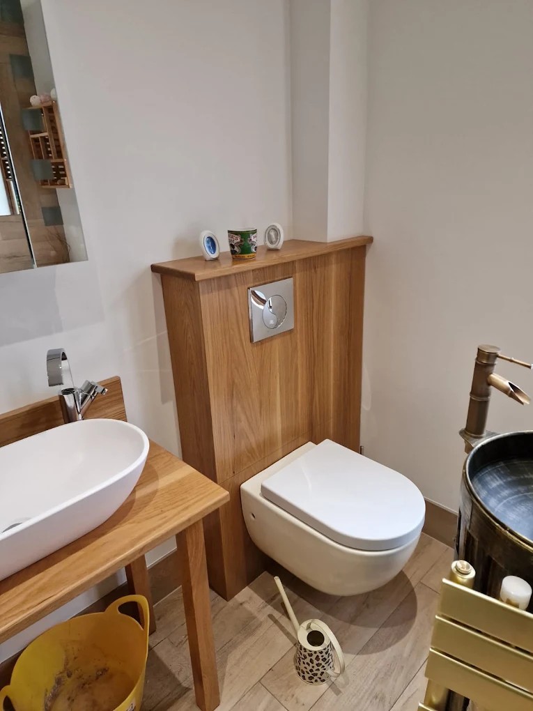 Bathroom renovations photograph, after stage