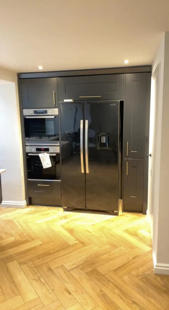 Kitchen renovations photograph, after stage