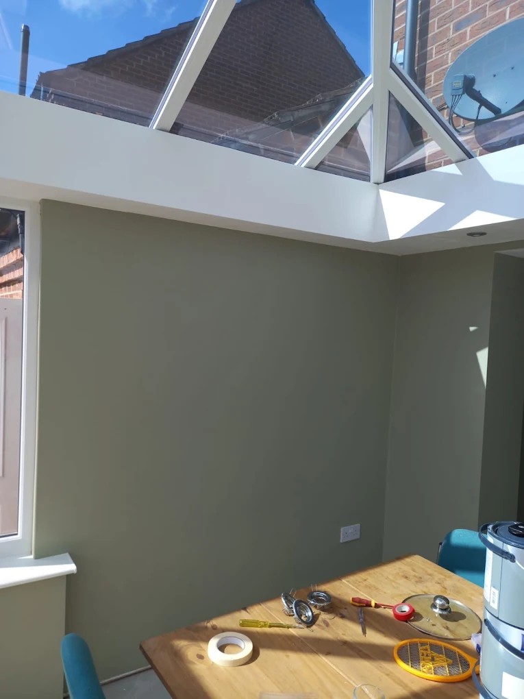 Painting and decorating photograph, stage unconfirmed