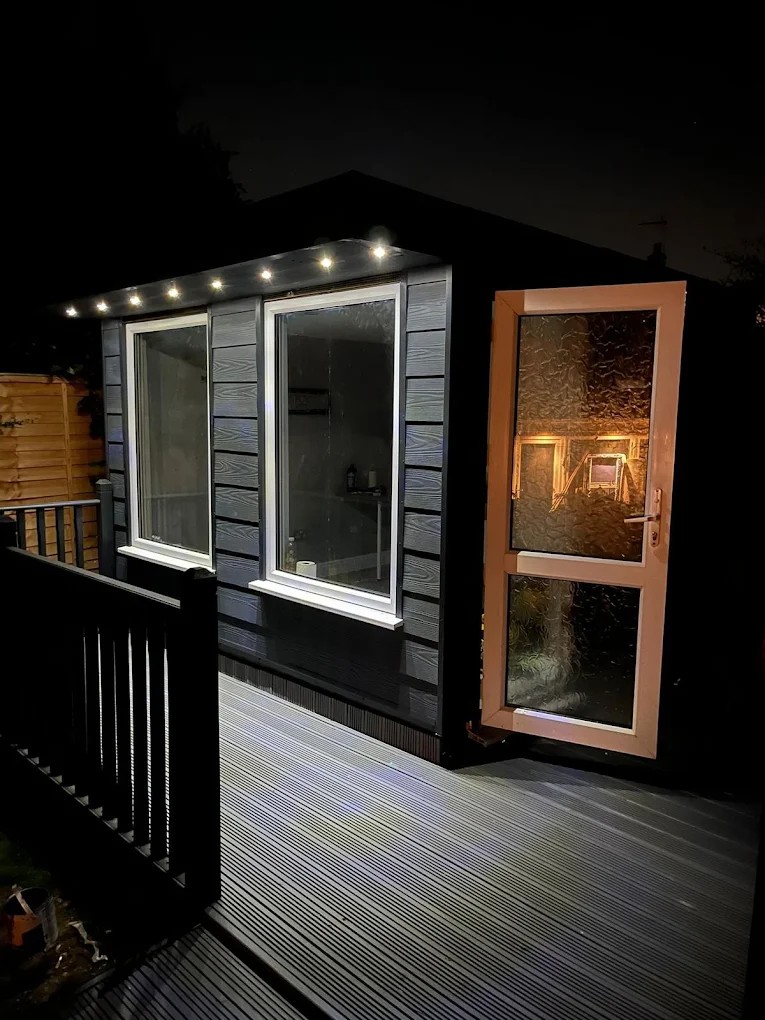 Garden rooms photograph, after stage