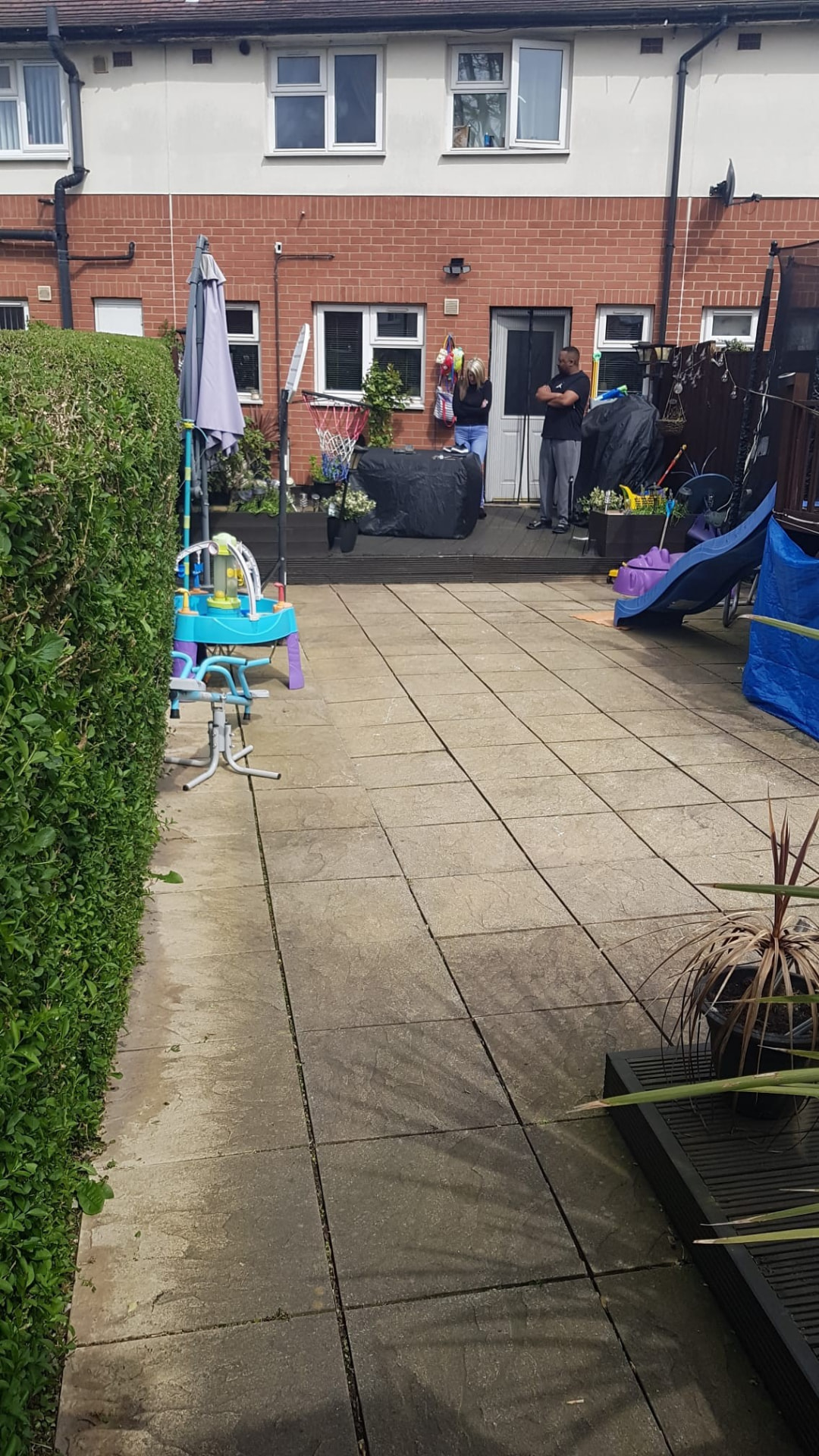 Landscaping and garden work before work started by VTR Developments, Nottingham builders – photo 4